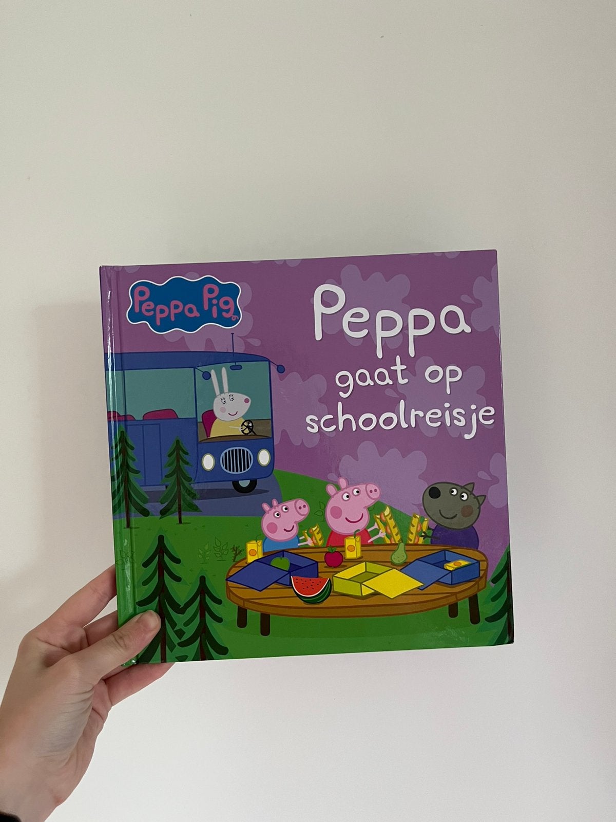 Peppa gaat op schoolreisje van Peppa Pig I9789047851035), Ophalen of Verzenden, Zo goed als nieuw, Uitklap-, Voel- of Ontdekboek