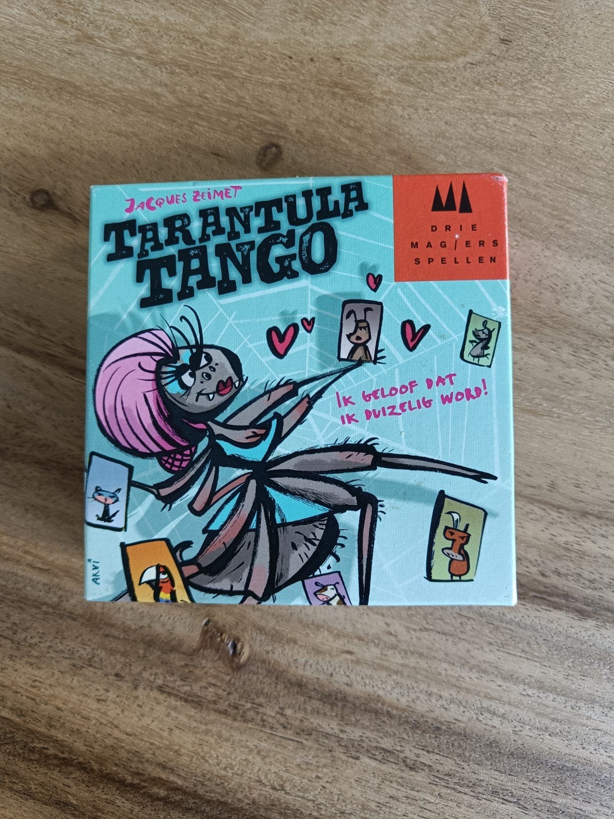 Tarantula Tango: Razendsnel reactiespel voor jong en oud, Drie of vier spelers, Ophalen of Verzenden, Gebruikt, Drie Magiers Spellen