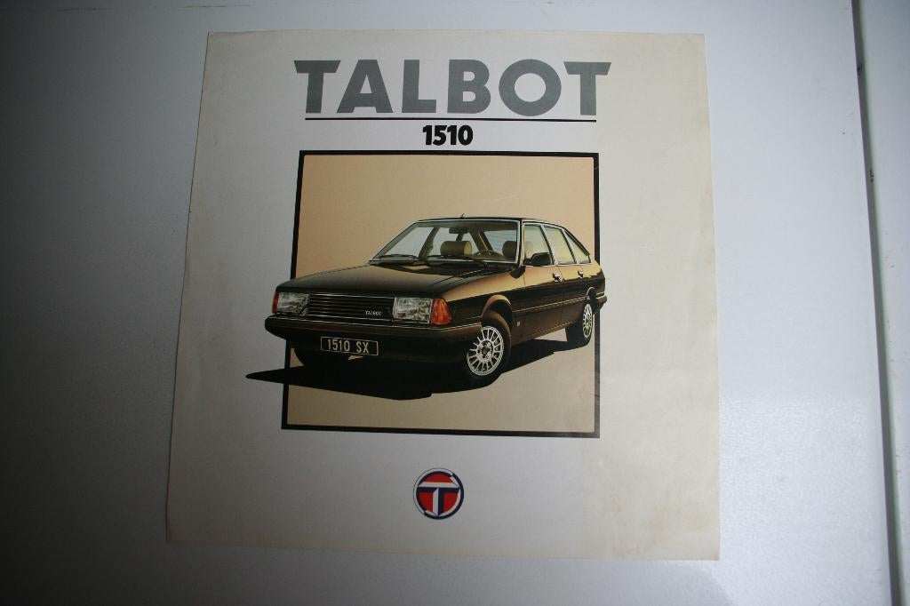Folder / flyer Talbot 1510 (09-1979) (27), Ophalen of Verzenden, Nieuw, Overige merken