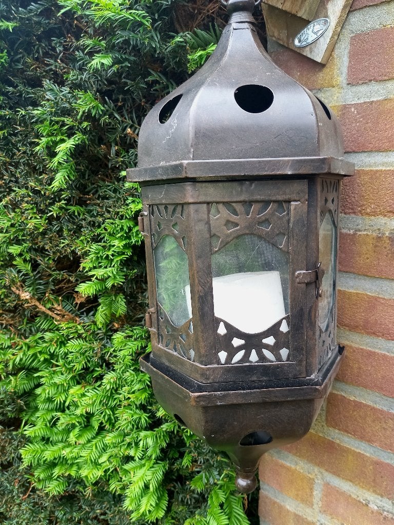 Hang kandelaar, Ophalen, Bruin, Zo goed als nieuw, Metaal