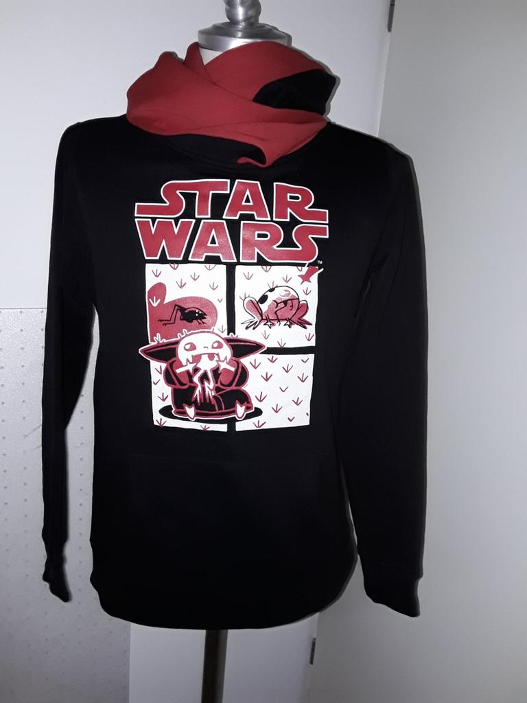 Zwarte Star Wars hoodie mt L, Maat 52/54 (L), Zwart, Ophalen of Verzenden, Zo goed als nieuw