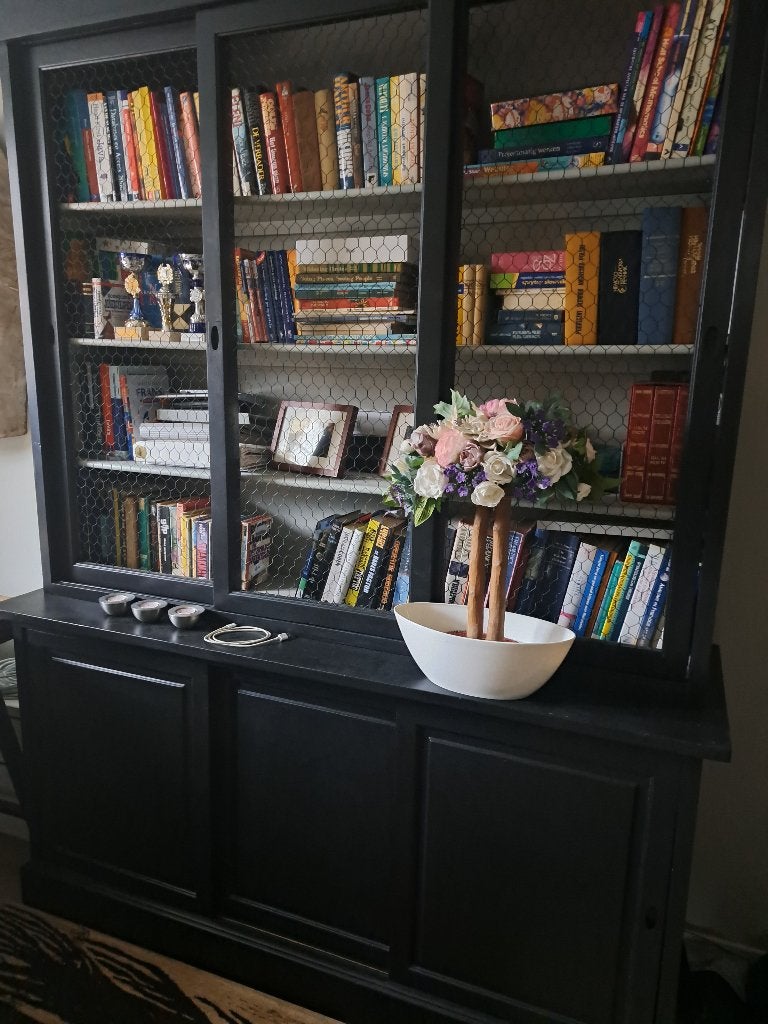 buffet kast/ winkelkast/boekenkast, Huis en Inrichting, Kasten | Buffetkasten, Ophalen, Gebruikt, 25 tot 50 cm, 150 tot 200 cm