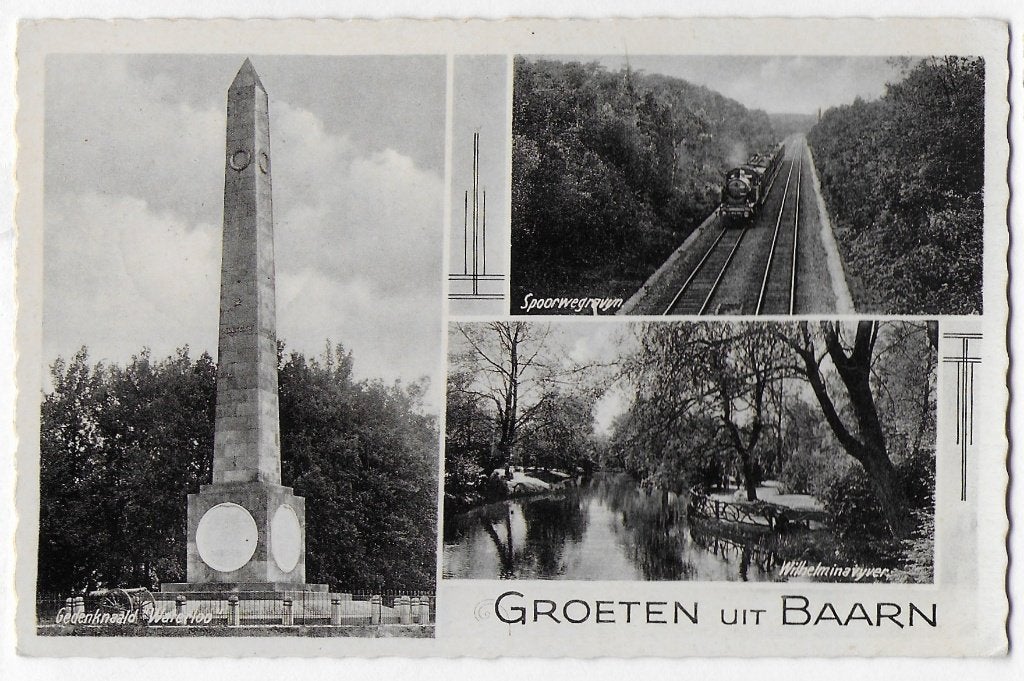 Baarn Oude gelopen Ansichtkaart ( B3478), Verzamelen, Ophalen of Verzenden, 1960 tot 1980, Gelopen, Utrecht
