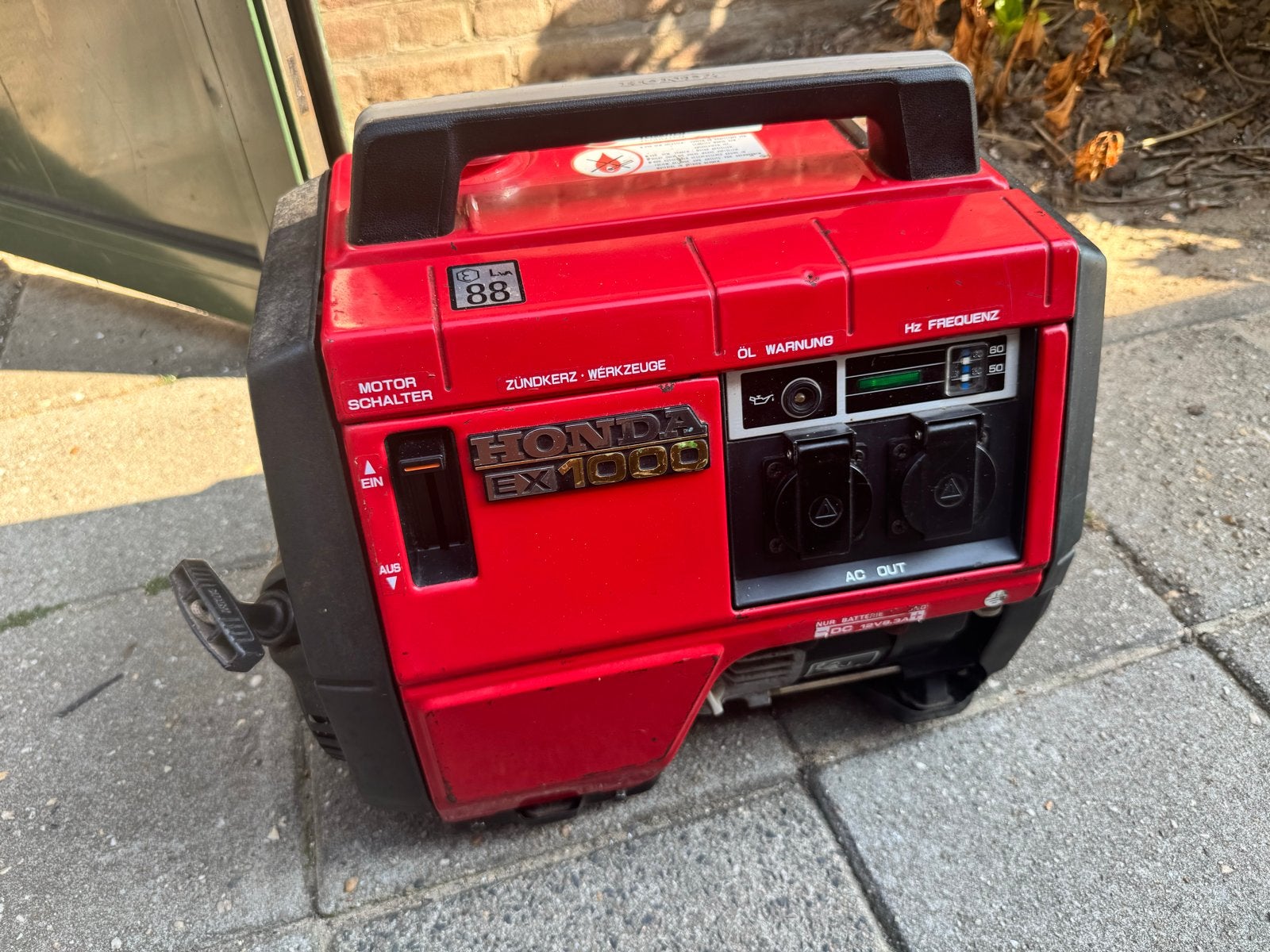 Honda EX1000 generator - Zeer goede staat, recent onderhoud, Ophalen