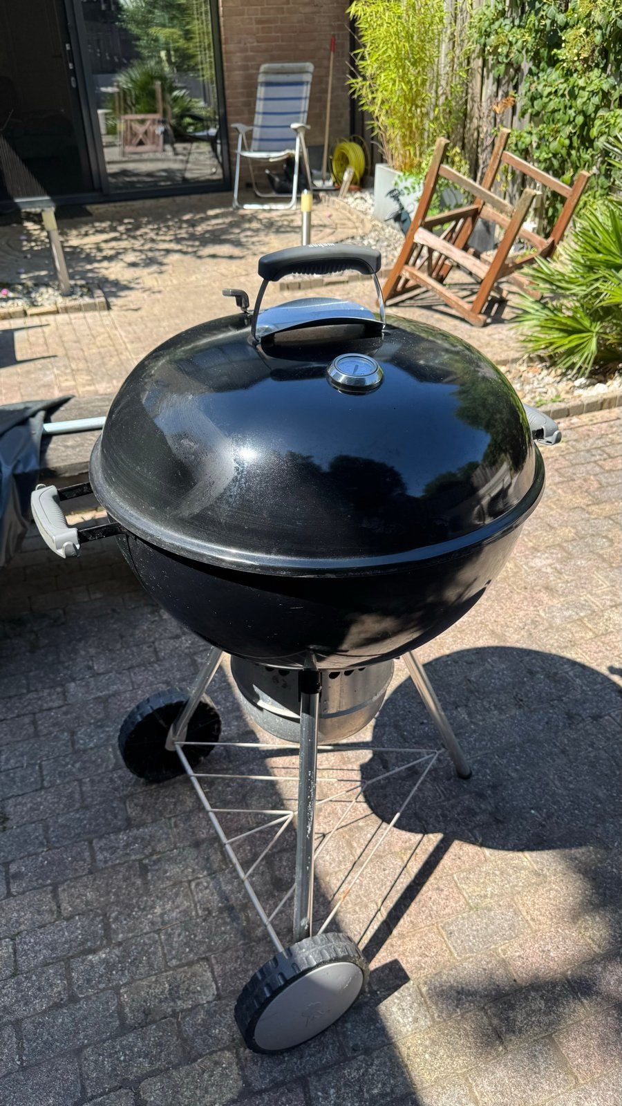 Weber Master-Touch GBS E-5750 Houtskoolbarbecue, Ophalen, Gebruikt, Met accessoires