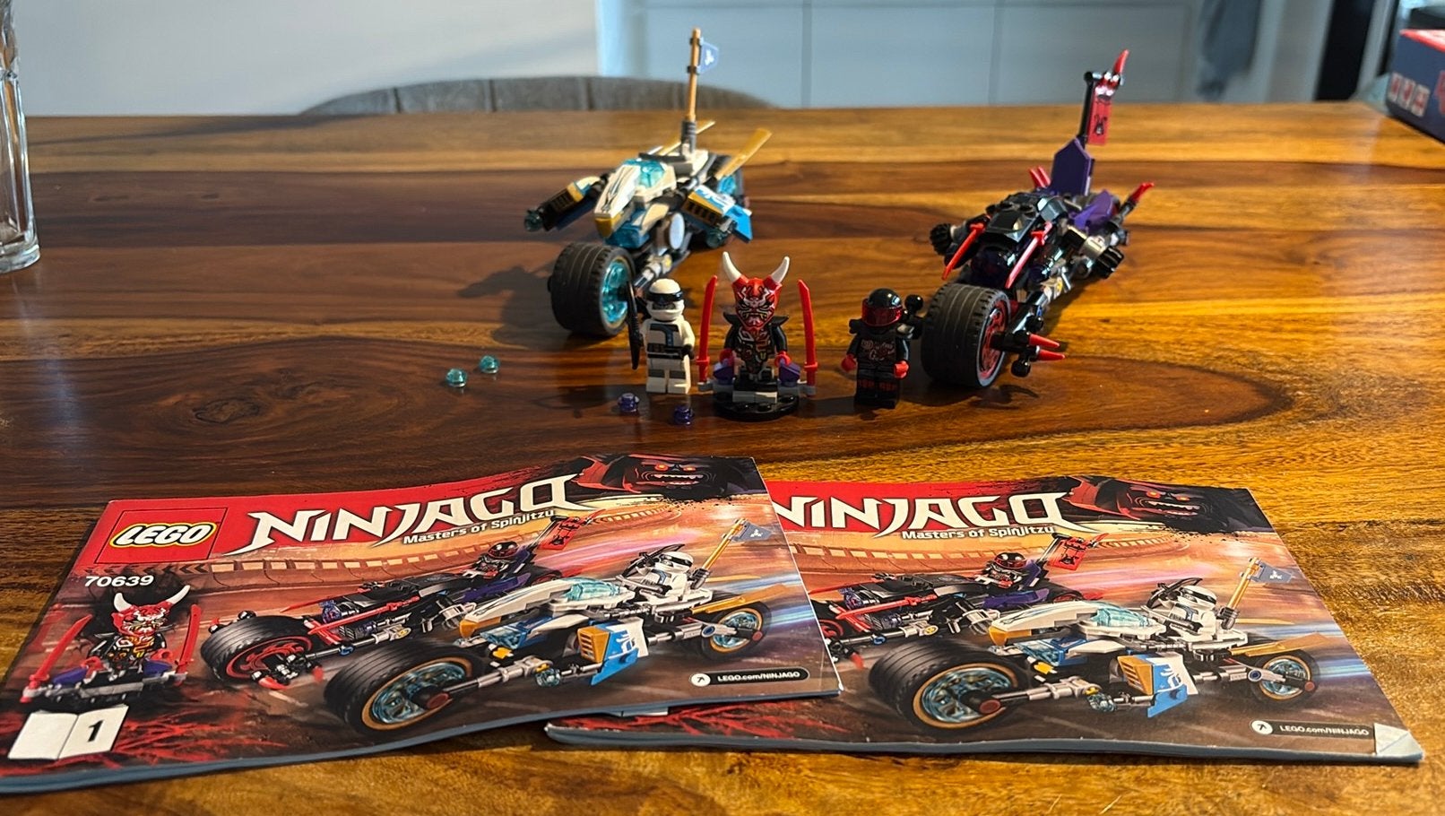 Lego Ninjago 70639 Street Race of Snake Jaguar, Ophalen of Verzenden, Zo goed als nieuw