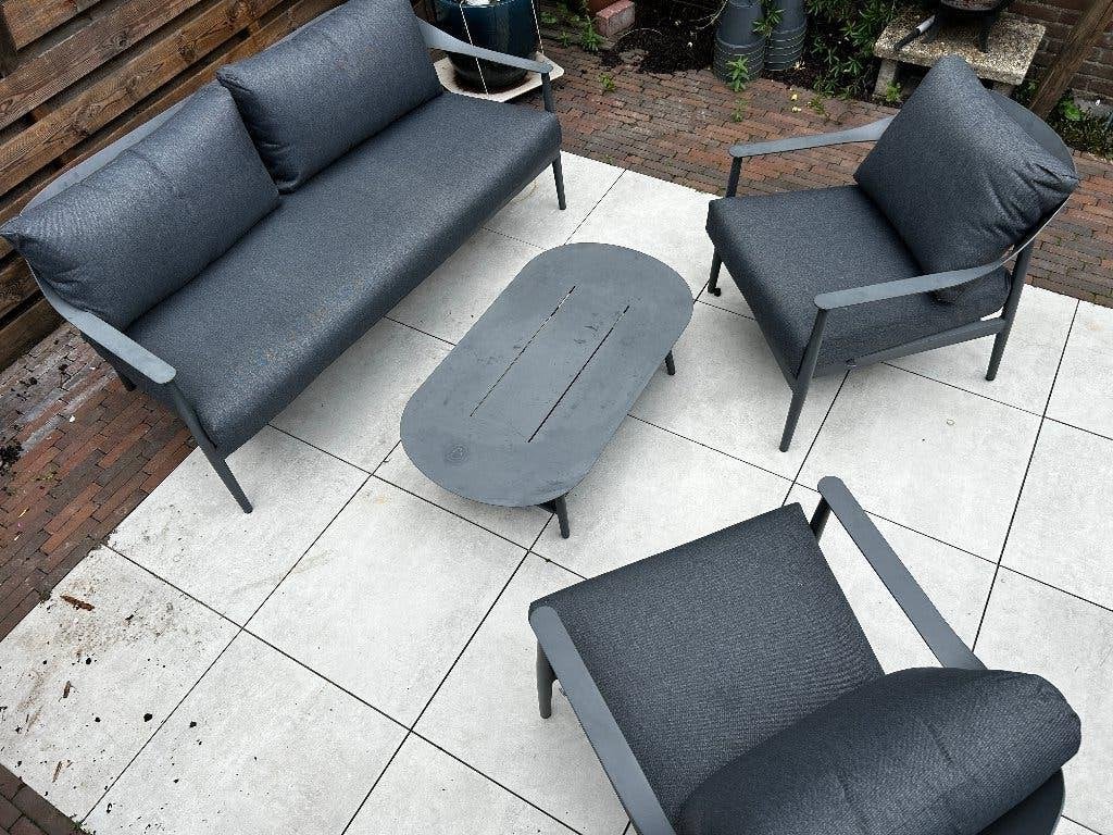 Tuinmeubelset, Ophalen, Gebruikt, 6 zitplaatsen, Aluminium