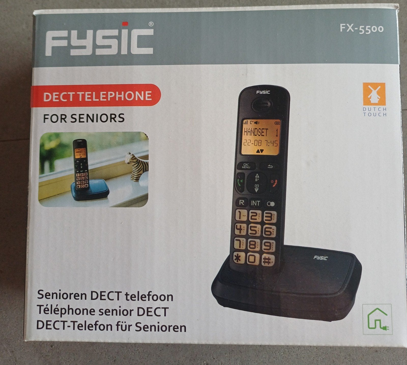 Fysic FX-5500 Seniorentelefoon, Ophalen of Verzenden, Zo goed als nieuw, 1 handset