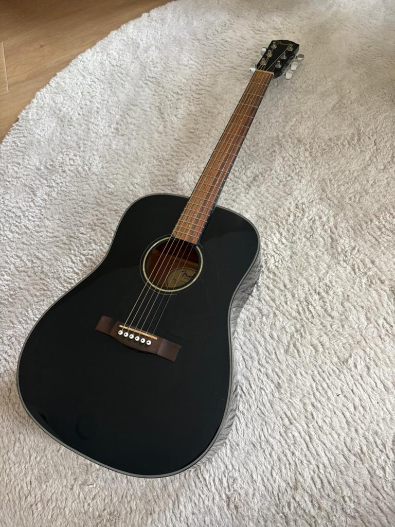 Fender CD60/BK, Ophalen, Gebruikt, Western- of Steelstringgitaar