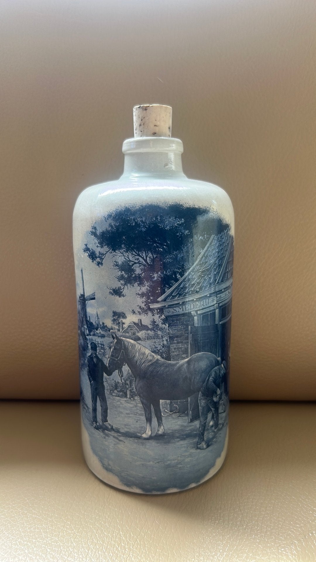 Vintage Delfts Blauwe Kruik / Karaf – Ter Steege (1984), Ophalen of Verzenden