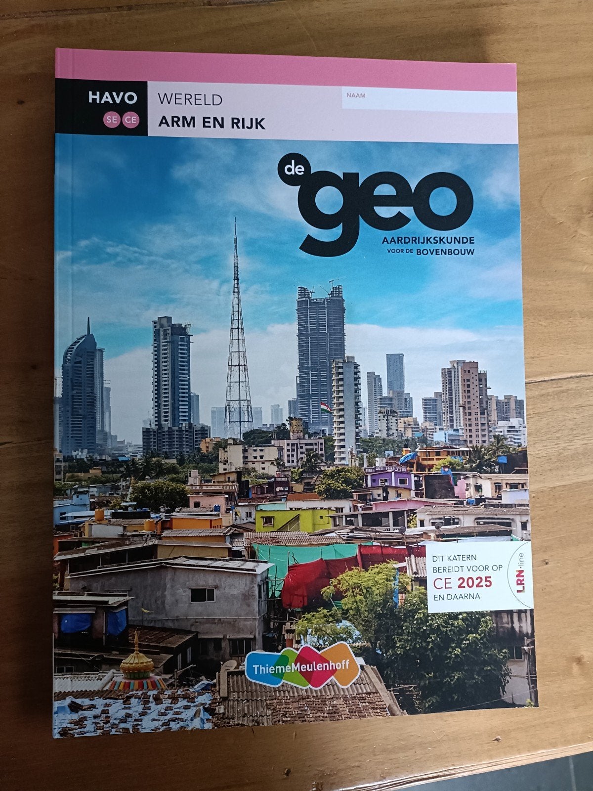 De Geo Aardrijkskunde HAVO Wereld Arm en Rijk, Boeken, Ophalen of Verzenden, HAVO, ThiemeMeulenhoff, Aardrijkskunde