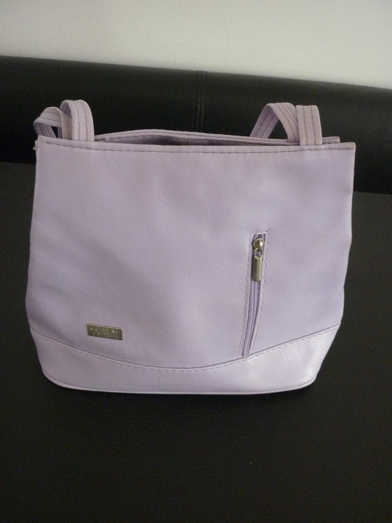 Zomerse tas / paarse handtas / lila tasje, Ophalen of Verzenden, Zo goed als nieuw, Paars, Handtas