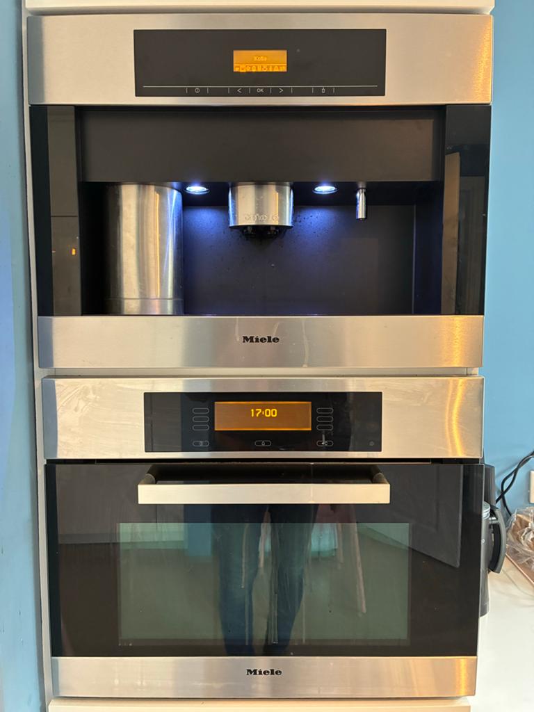 Miele H4081BM Combimagnetron CVA 5065 Koffiemachine, Witgoed en Apparatuur, Ovens, Ophalen, 45 tot 50 cm, Gebruikt, Combi-oven