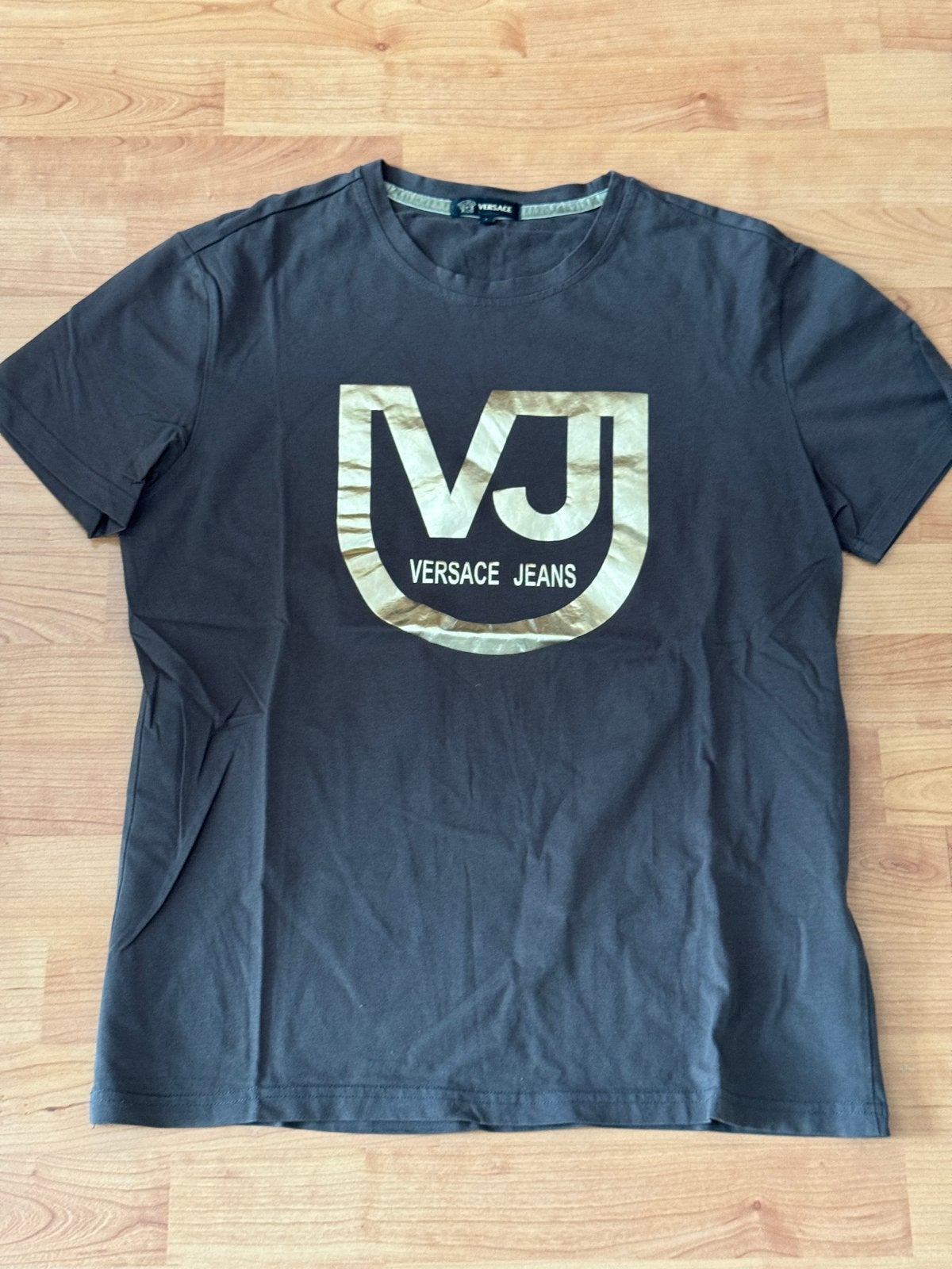 Versace Jeans T-shirt Maat L, Kleding | Heren, Ophalen of Verzenden, Zo goed als nieuw, Maat 52/54 (L), Zwart
