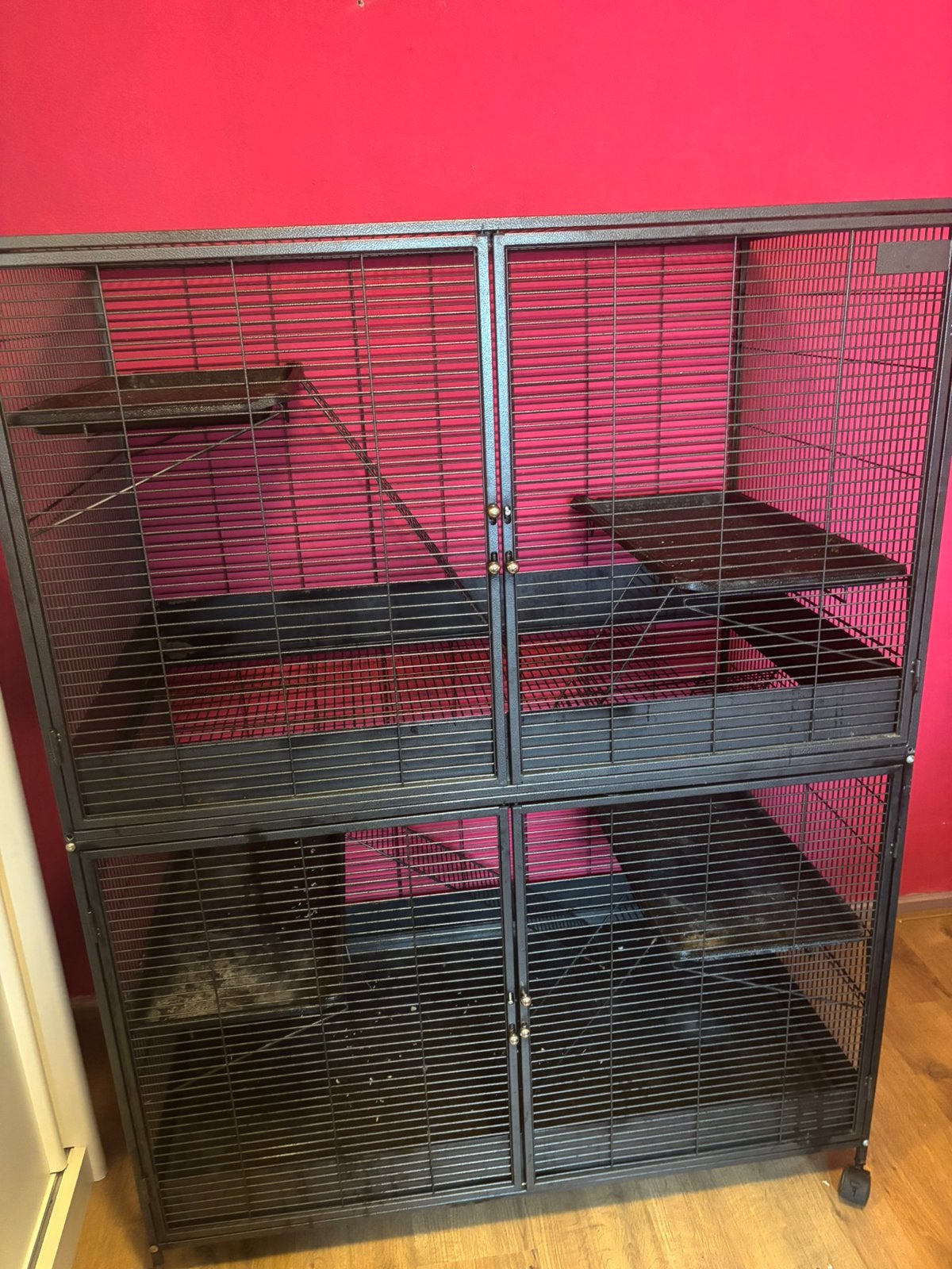 Ratten/Chinchilla/Fretten kooi, Ophalen, Kooi, Gebruikt, 90 cm of meer