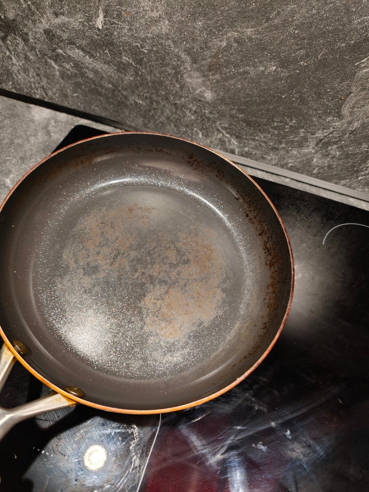 Koekenpan, Huis en Inrichting, Keuken | Potten en Pannen, Ophalen of Verzenden, Gebruikt, Rvs
