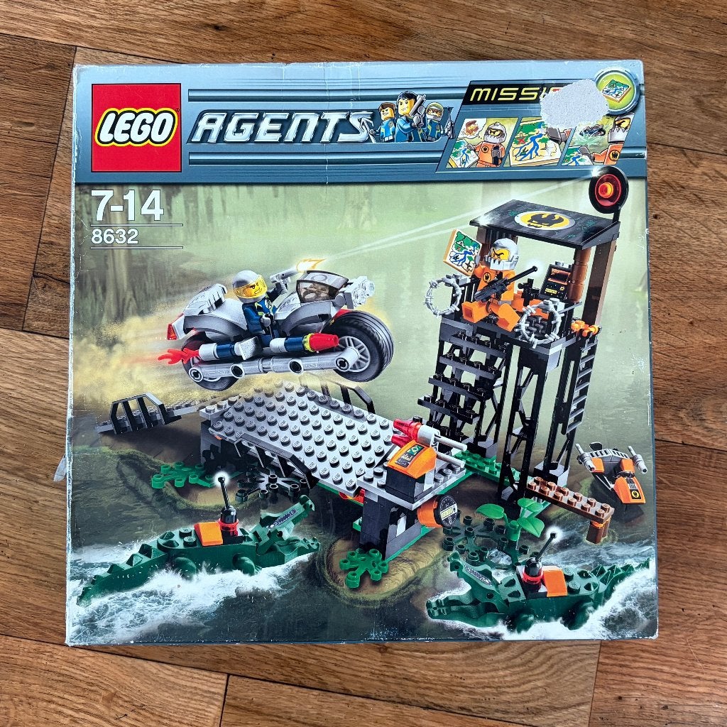 LEGO Agents - Mission 2: Swamp Raid (8632), Gebruikt, Lego, Ophalen of Verzenden, Compleet