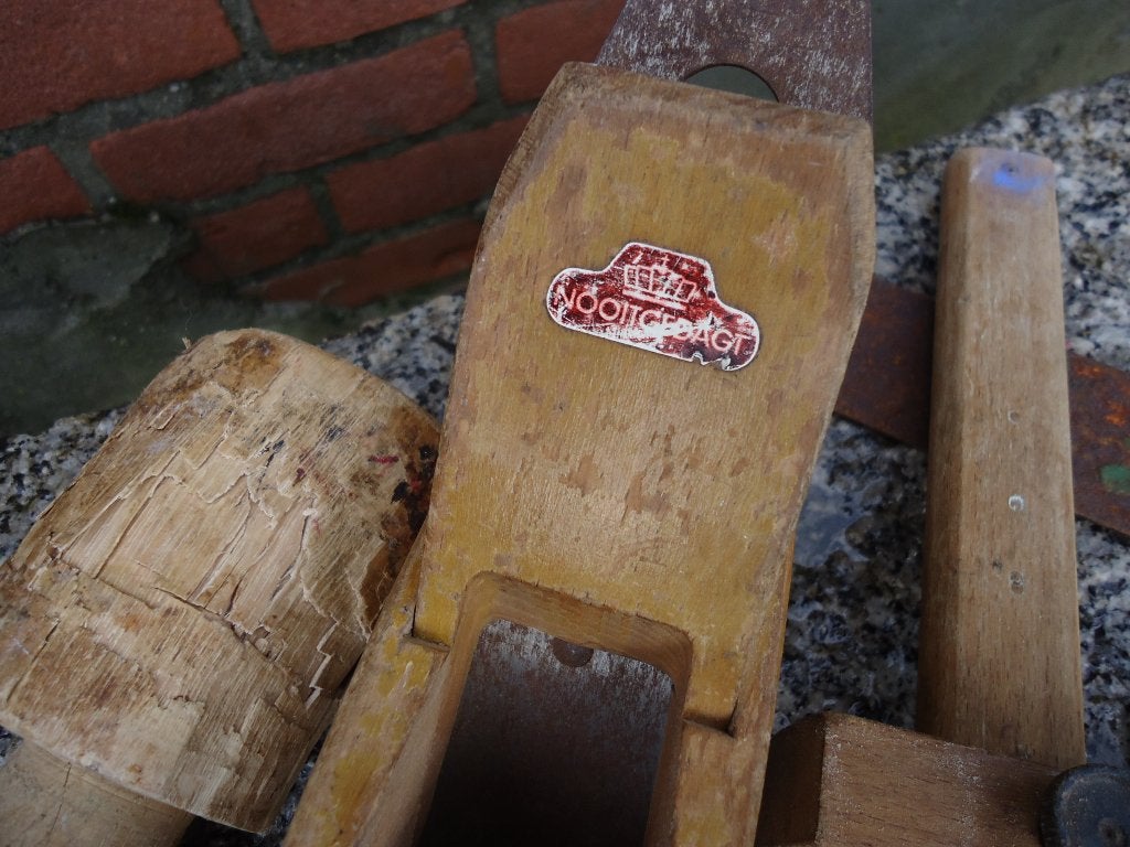 Lot van vier stuks gebruikt houtbewerking gereedschap - teab, Ophalen of Verzenden