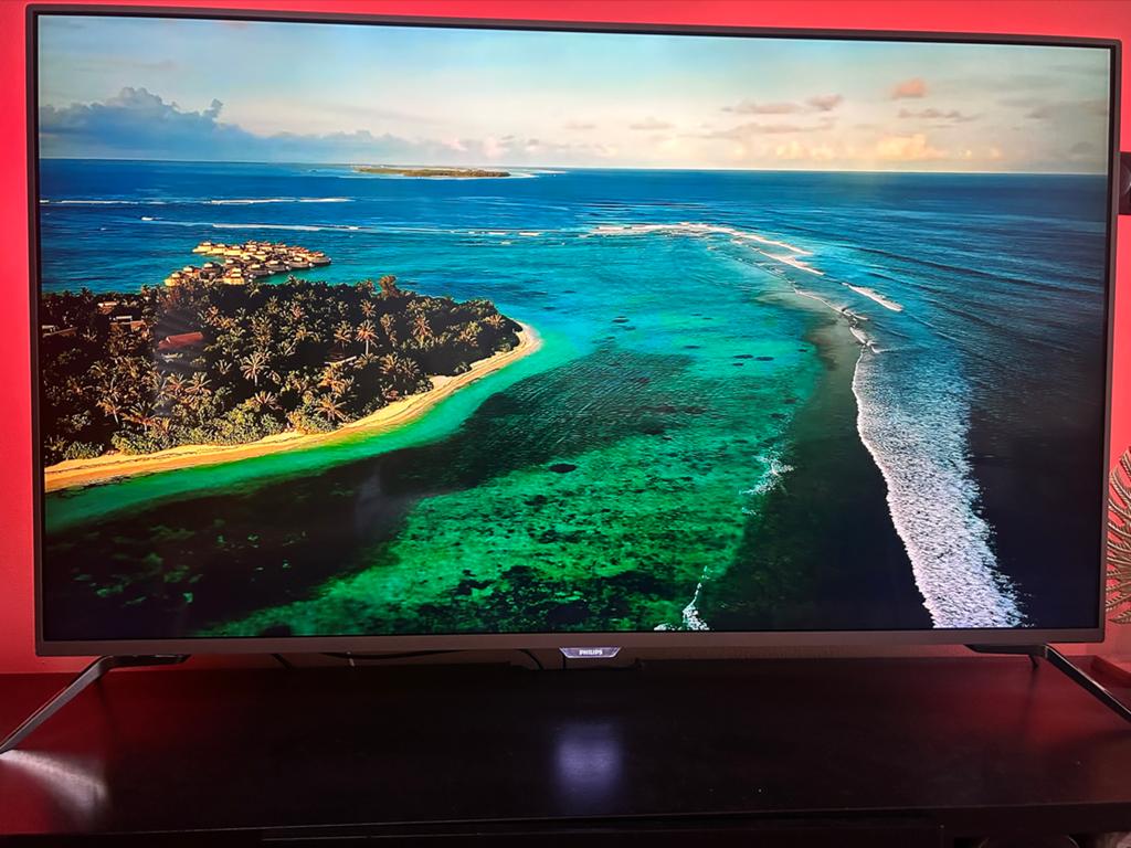 Philips 55PUS7101/12 55 inch 4K Android TV met Ambilight, Audio, Tv en Foto, Televisies, Ophalen, 100 cm of meer, 50 Hz, Philips