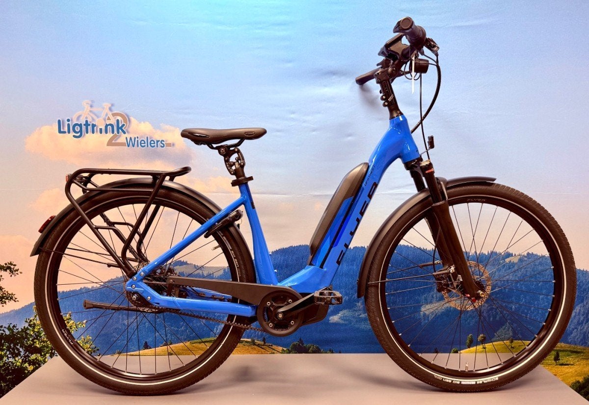Flyer upstreet 7.00 Dames licht blauw 50cm, Fietsen en Brommers, Elektrische fietsen, Gebruikt, -, -, 47 tot 51 cm