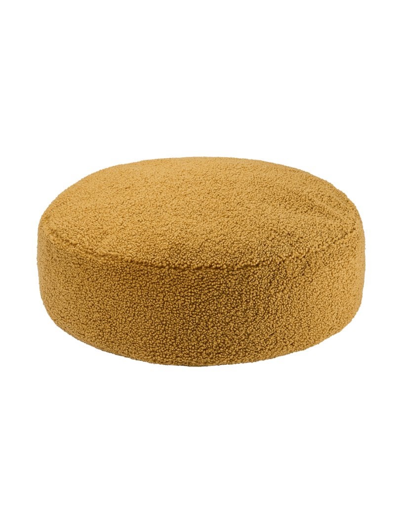 Poef Teddy Rond Maple Bruin Wigiwama, Minder dan 50 cm, Fabrikant LLC Wigiwama, Rond, Nieuw