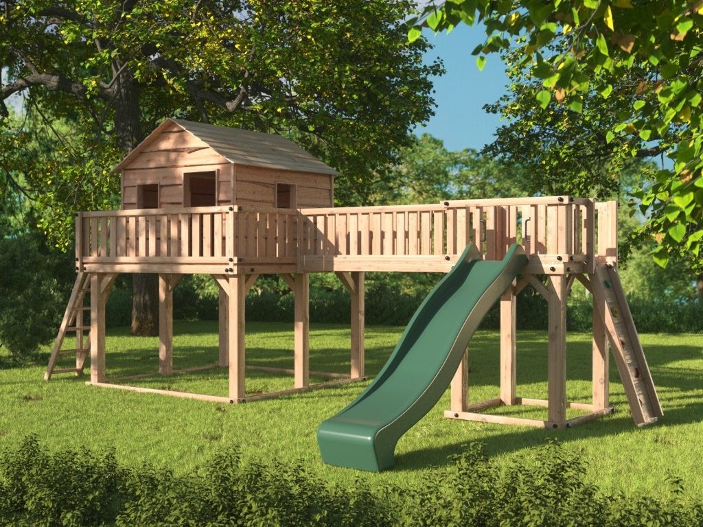 BOOMHUT XL speeltoren speelhuis klimtoren speeltoestel, Ophalen, Nieuw, Schommel, Aanbouwonderdeel