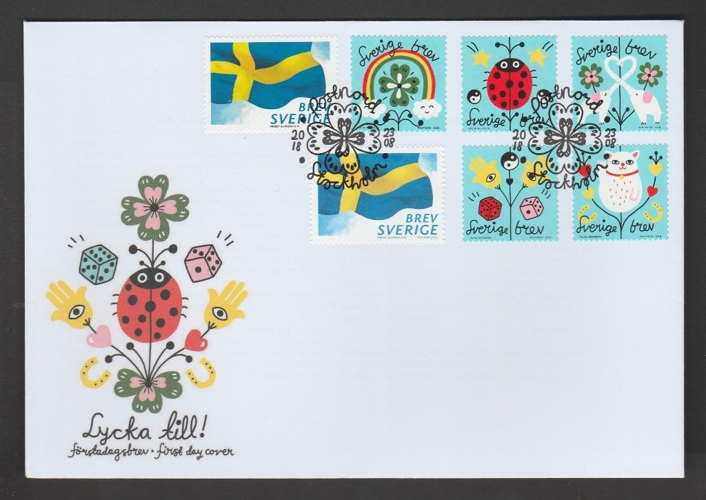 Zweden - FDC - Michelnr 3234-3240 - wenszegels, Postzegels en Munten, Postzegels | Europa | Scandinavië, Verzenden, Zweden, Postfris