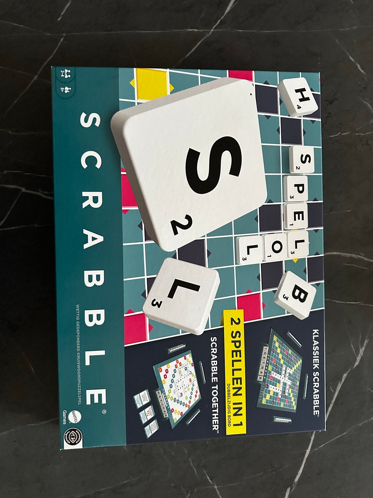 Scrabble Bordspel - 2 Spellen in 1 (nieuw), Een of twee spelers, Ophalen, Nieuw