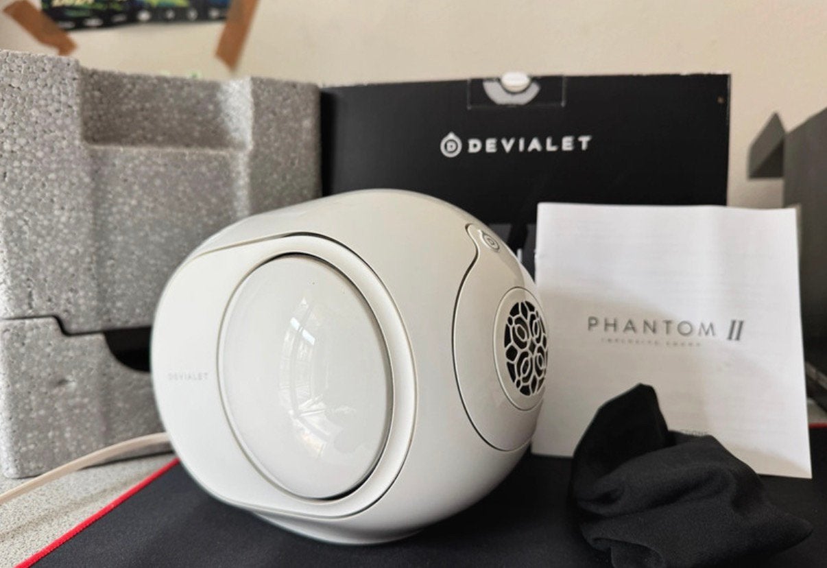 Devialet set, uitzonderlijke geluidservaring, Audio, Tv en Foto, Zo goed als nieuw, 120 watt of meer, Front, Rear of Stereo speakers