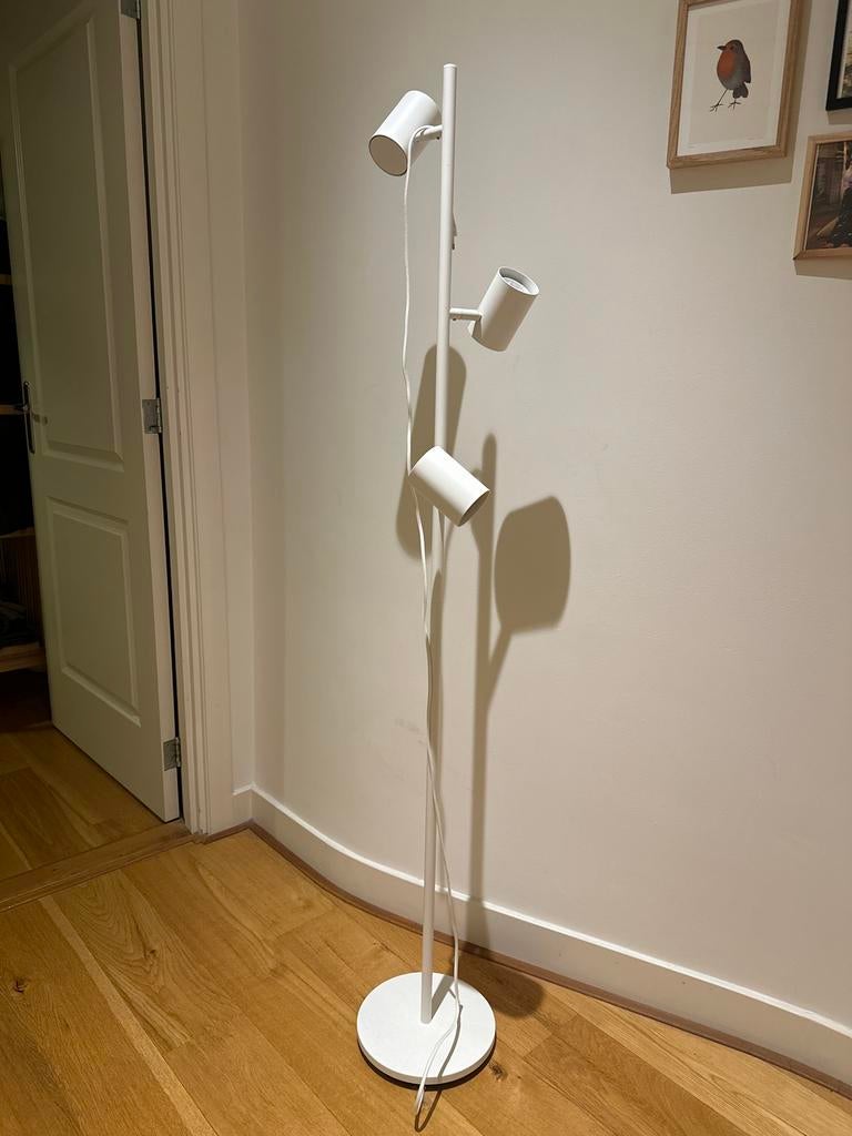 Ikea Nymåne vloerlamp met 3 spots, Ophalen, Zo goed als nieuw, Metaal, 150 tot 200 cm
