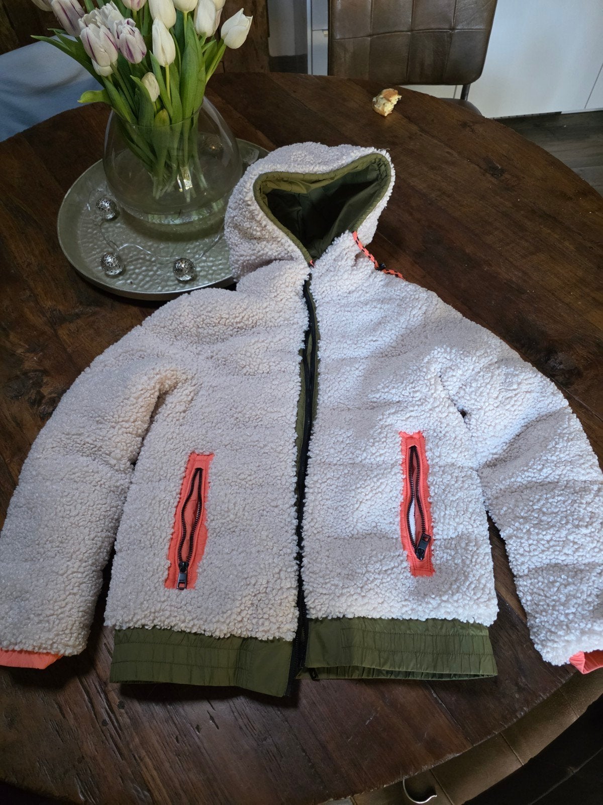 Esprit reversible jas xs/36, Kleding | Dames, Wintersportkleding, Ophalen of Verzenden, Zo goed als nieuw, Maat 36 (S), Jack