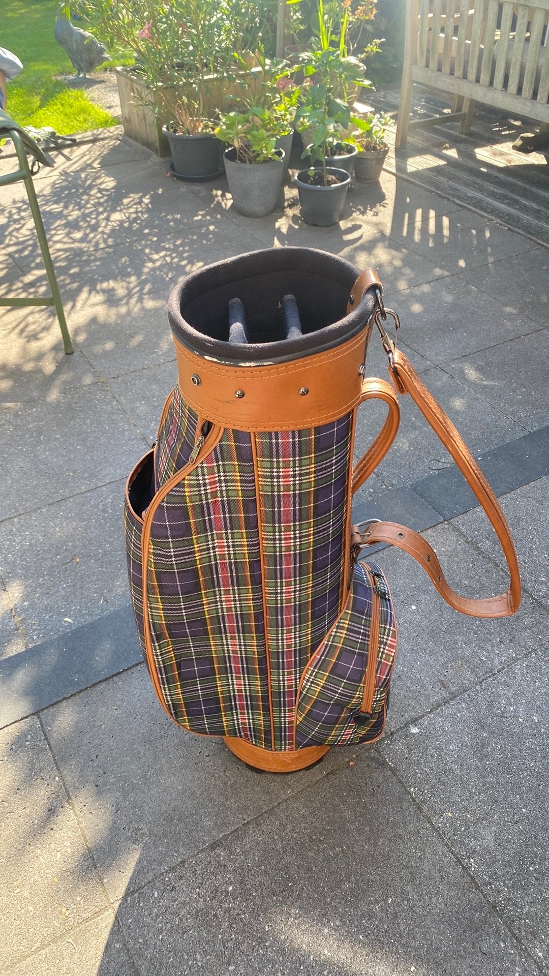 Vintage golf tas, Sport en Fitness, Golf, Ophalen, Gebruikt, Tas