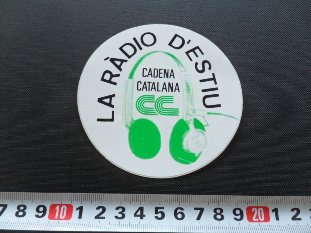 sticker La Rádio D'estiu  Cadena Catalana, Ophalen, Zo goed als nieuw