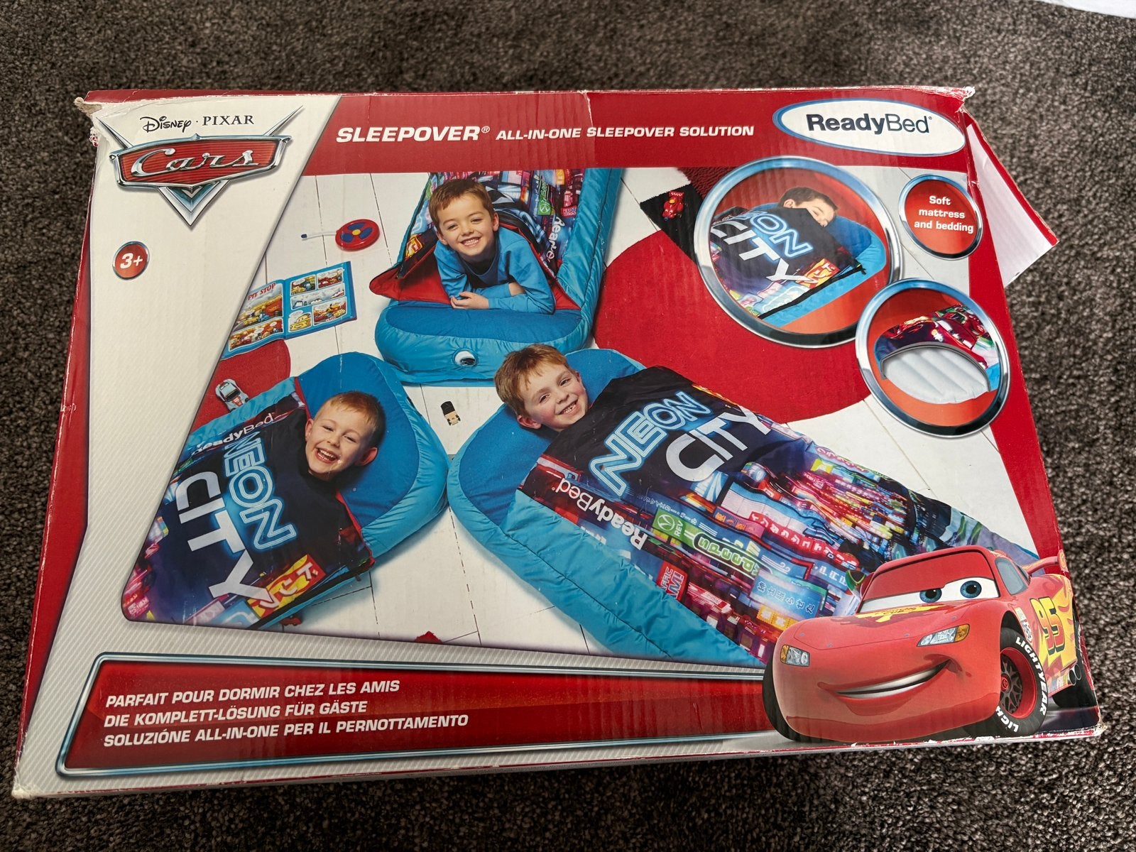 Disney Pixar Cars ReadyBed Luchtbed, Ophalen, Gebruikt, 1-persoons