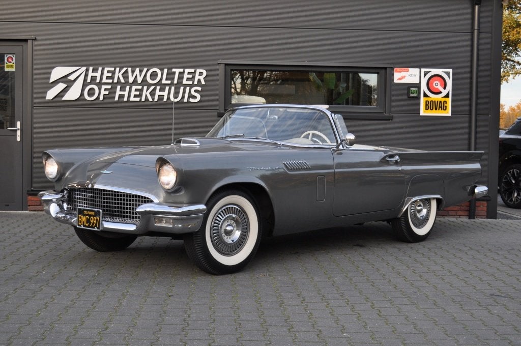 Ford Thunderbird 1957 312CU V8 Automaat Cabrio | Hardtop | G, Auto's, Oldtimers, Cabriolet, 2 stoelen, Ford, Open dak