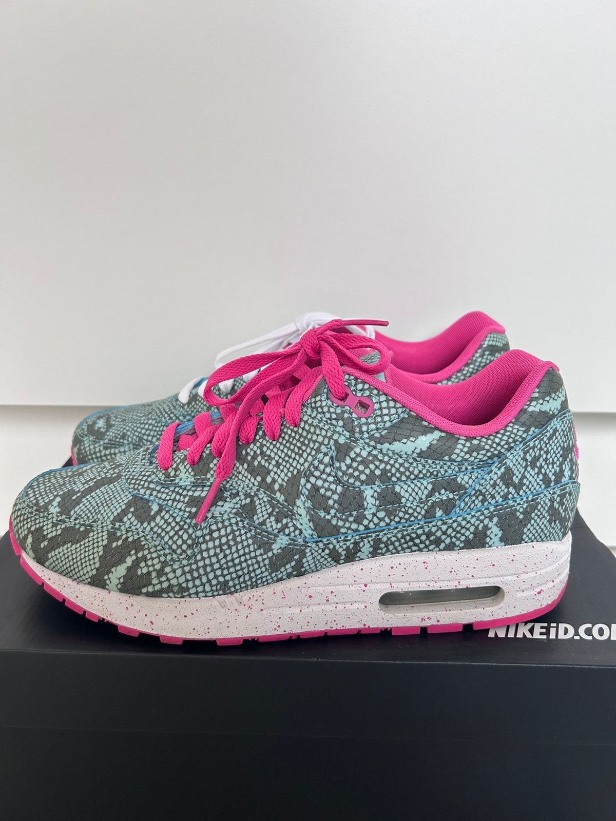 Nike Air Max 1 Premium iD Snakeskin 2015 maat 40, Overige kleuren, Ophalen of Verzenden, Sneakers of Gympen, Zo goed als nieuw
