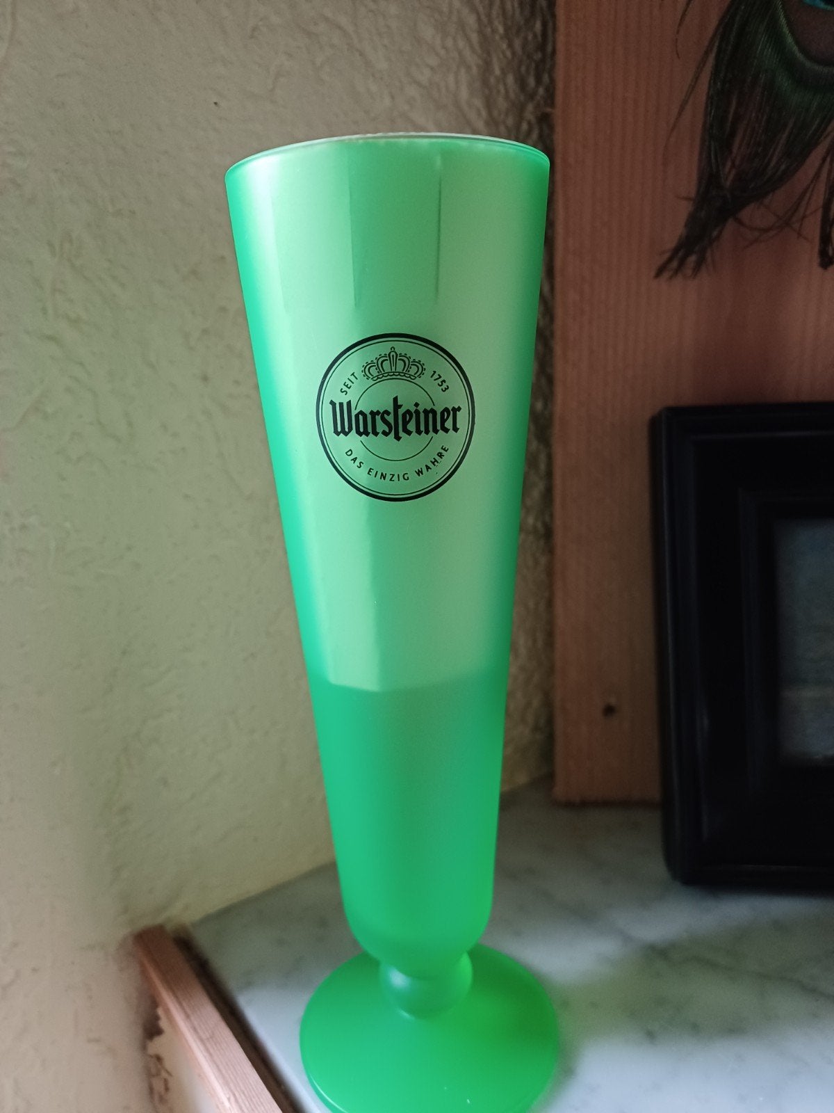 Warsteiner Kees Smit bierglas - Groen, 0.2L, Verzamelen, Glas en Borrelglaasjes, Ophalen of Verzenden, Nieuw, Bierglas