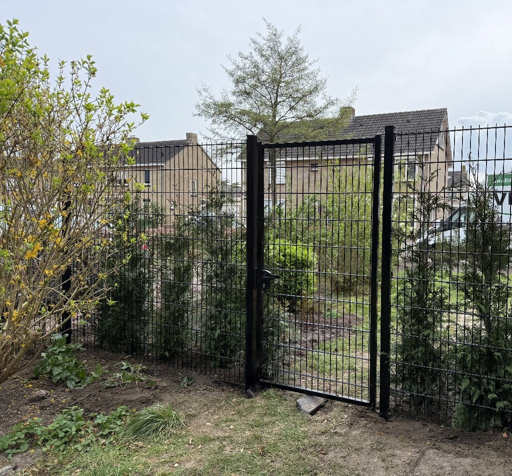 Dubbelstaafmat hekwerk - Goedkoopste van Nederland, Met poort, Verzenden, Nieuw, Dubbelstaafmat hekwerk