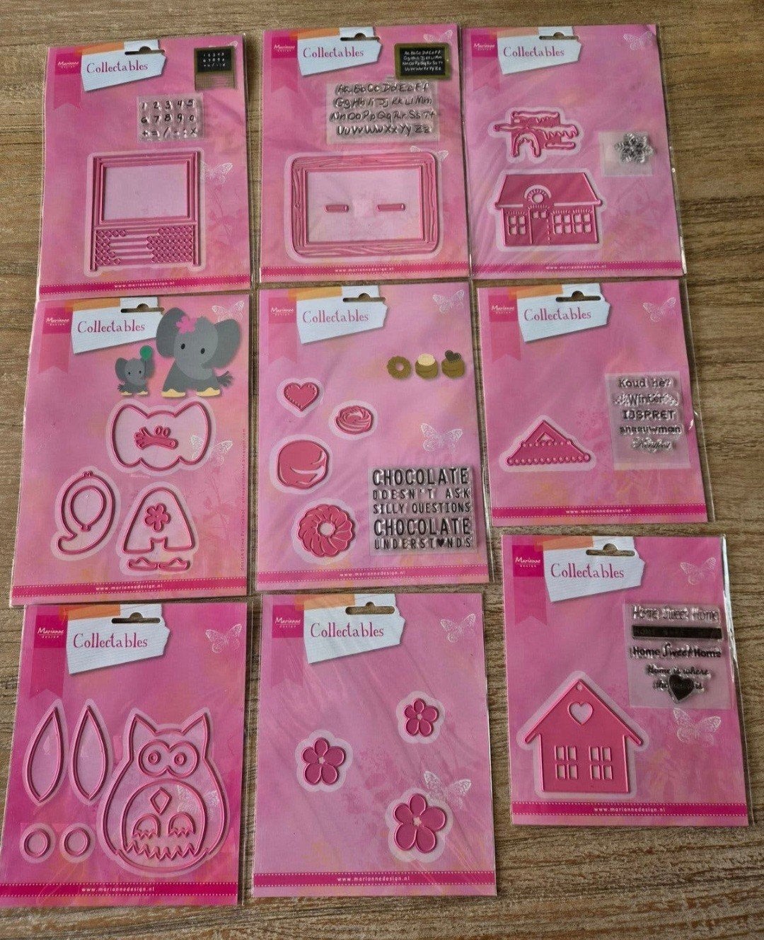 Marianne Design Collectables stansen en stempels, Geschikt voor snijden, Dieren, Nieuw, Meerkleurig