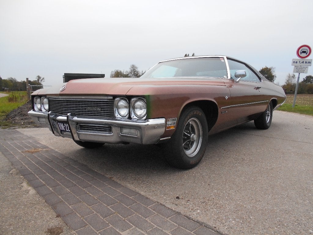 Buick Centurion 7.5 V8 Automaat 1971 WB+APK VRIJ NETTE AUTO, Auto's, Achterwielaandrijving, 8 cilinders, Leder, 2009 kg