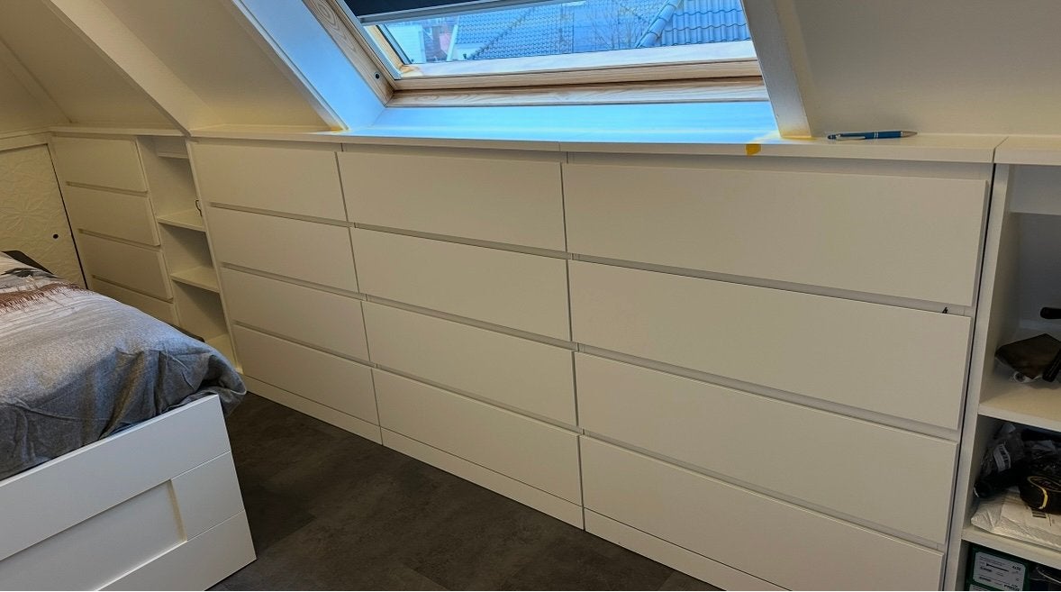 Ladenkast voor op zolder 2x, Huis en Inrichting, Ophalen, 25 tot 50 cm, 50 tot 100 cm, Minder dan 100 cm