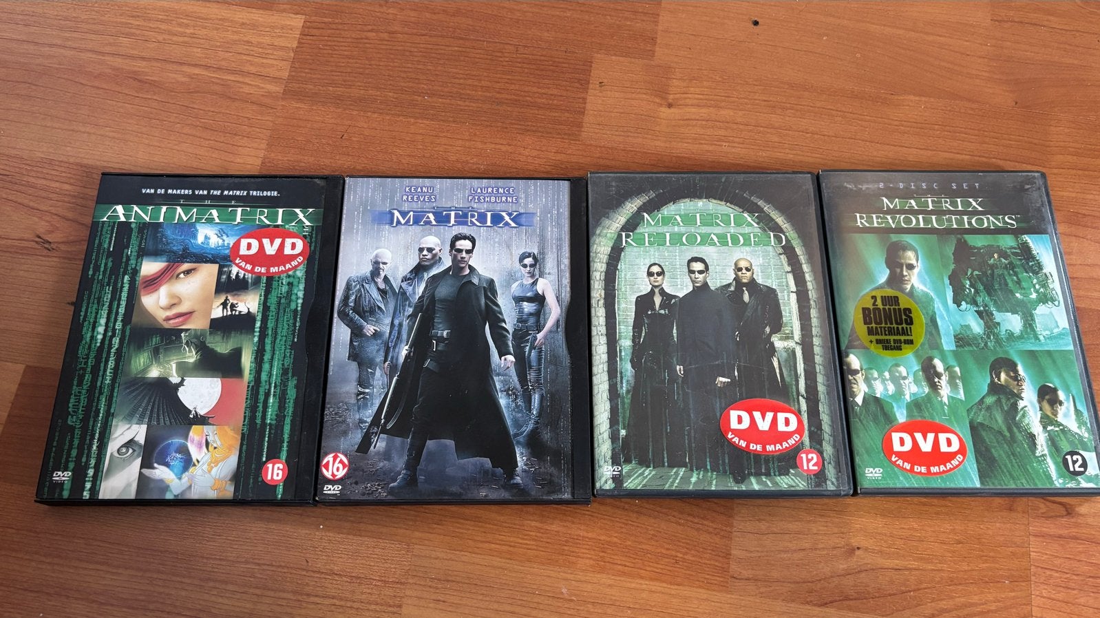 The Matrix Trilogie + Animatrix DVD Boxset, Vanaf 16 jaar, Nederlands, Actiethriller, Ophalen of Verzenden