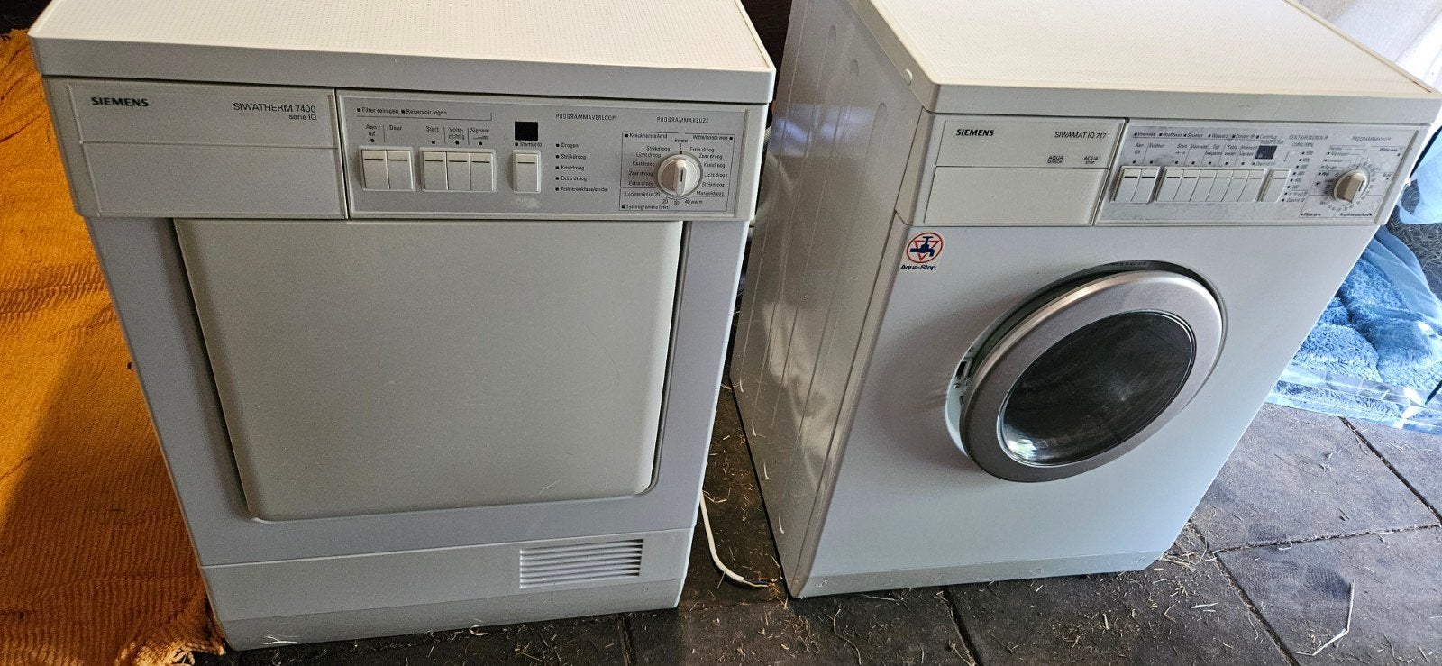 Set van Siemens Siwatherm droger en Siwamat wasmachine, Ophalen, Gebruikt, 4 tot 6 kg, Voorlader
