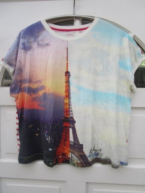 Superruime Marc Cain top maat 6 valt als maat XXL, Ophalen, Wit, Maat 46/48 (XL) of groter, Zo goed als nieuw