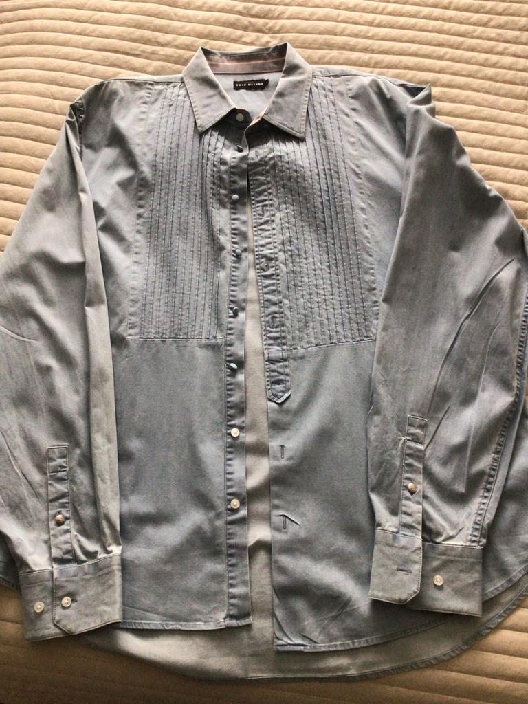 Spijkerbloes XL, Ophalen, Zo goed als nieuw, Halswijdte 43/44 (XL)