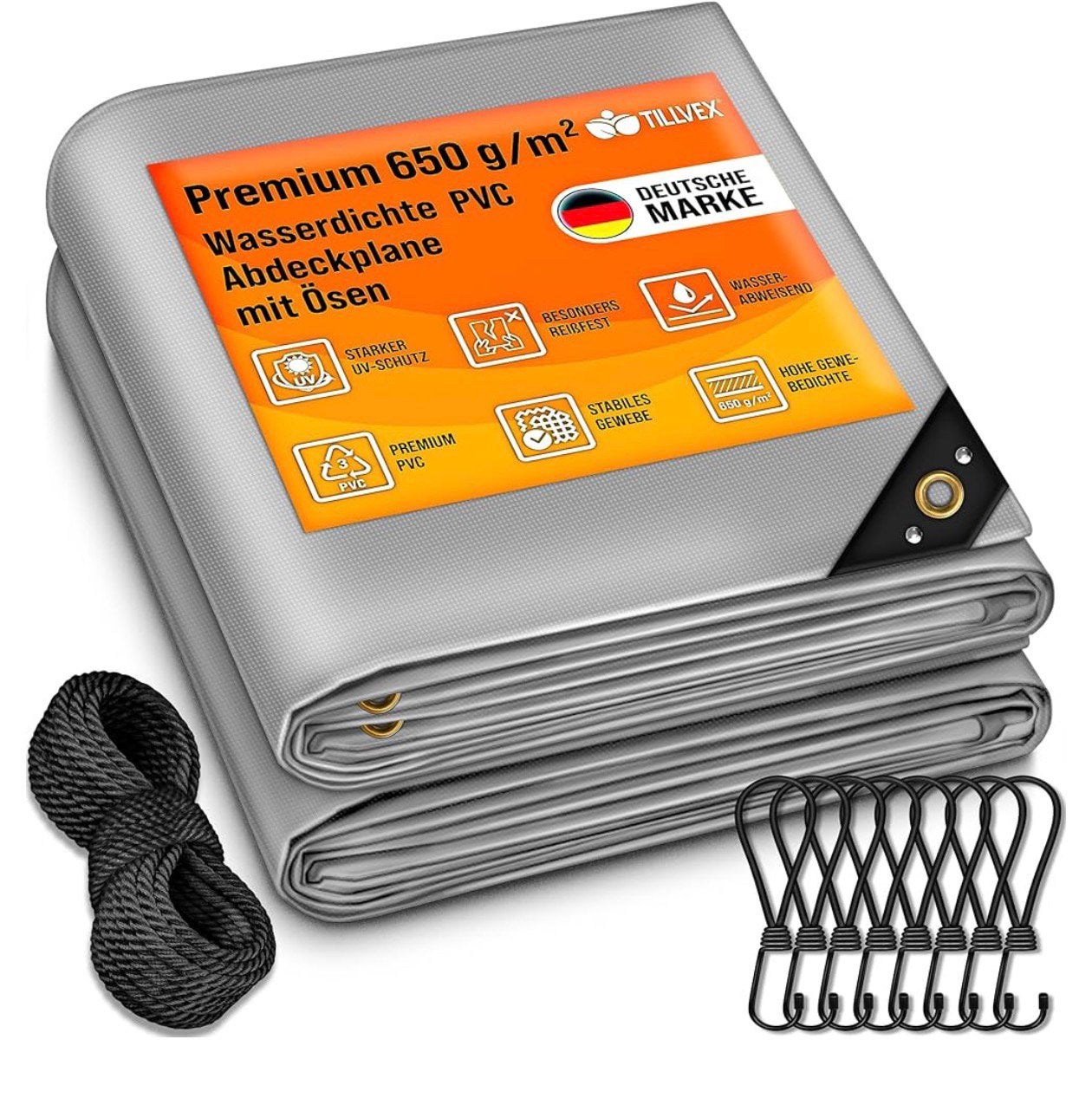 Zware kwaliteit afdekzeil Nieuw 3x4 meter, Verzenden, Nieuw, Tillvex, Info@tillvex.com