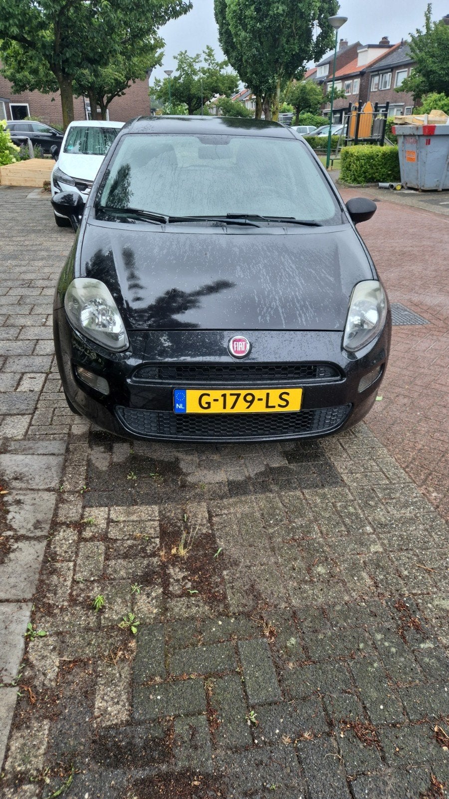 Fiat Punto 1.2 5DR 2013 Zwart, Auto's, Fiat, Voorwielaandrijving, 1005 kg, Stof, 40 €/maand