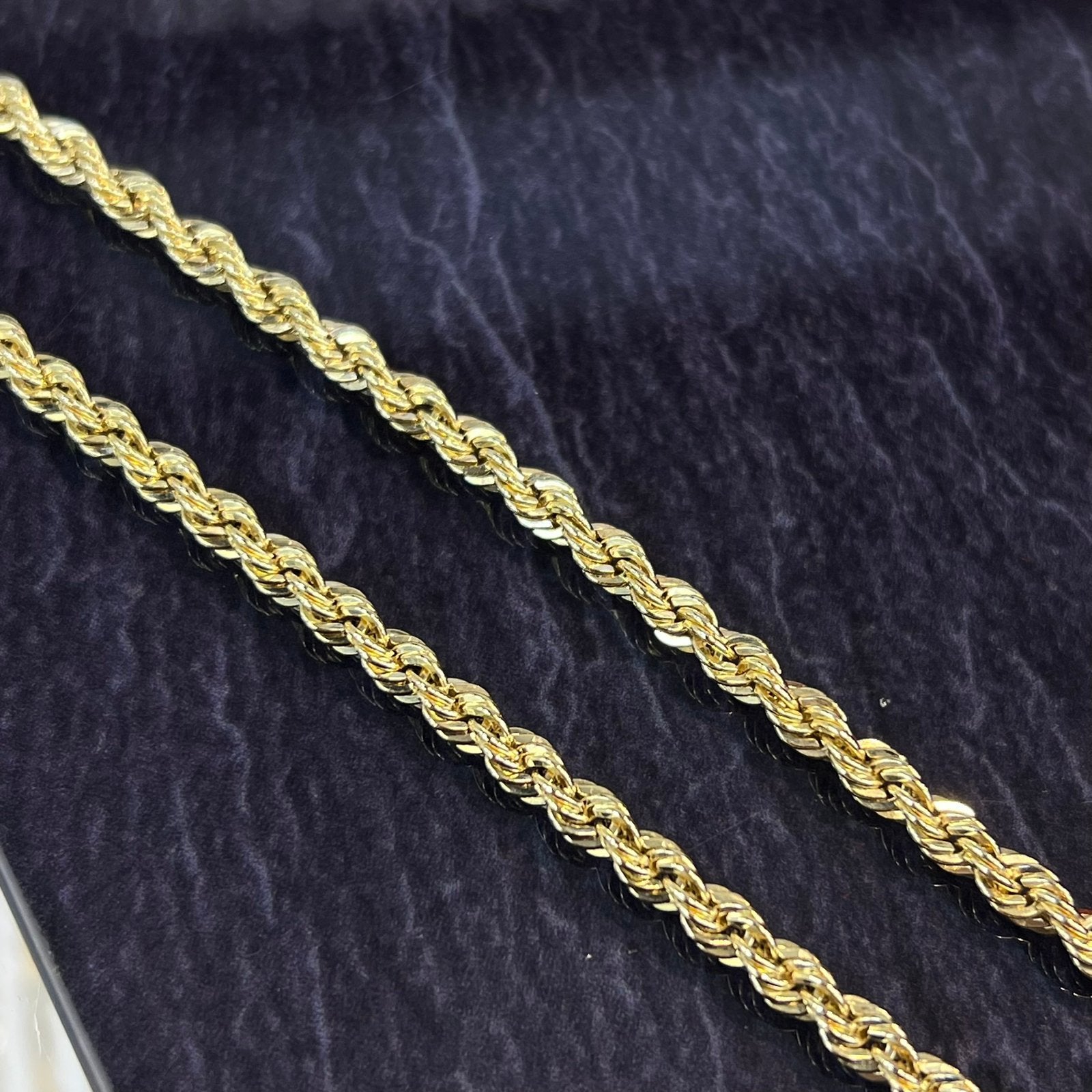 14k gouden rope chain ketting schakel nieuw, Sieraden, Tassen en Uiterlijk, Kettingen, Ophalen of Verzenden, Nieuw, Goud
