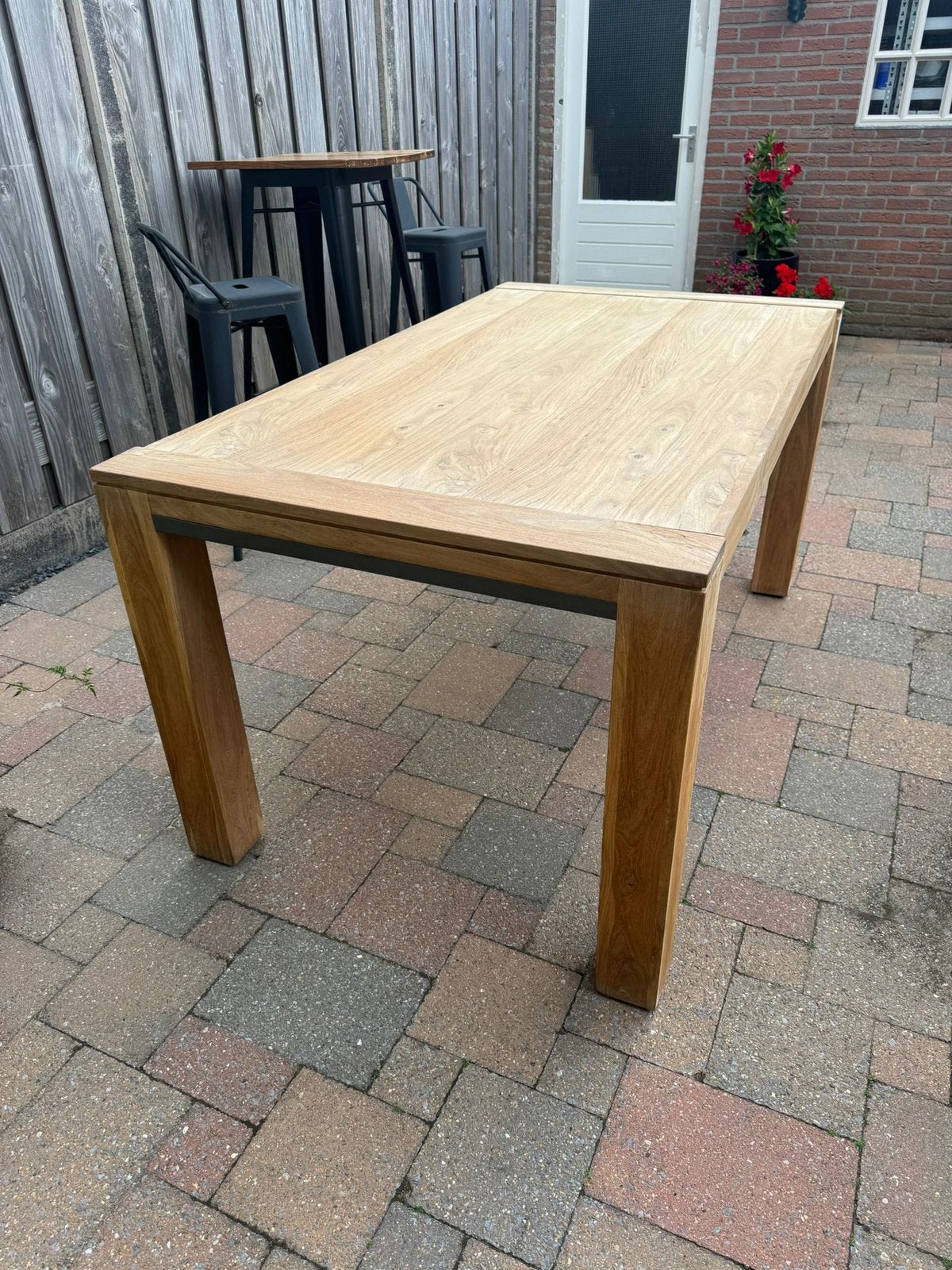 Eetkamertafel, Ophalen, 200 cm of meer, 50 tot 100 cm, Zo goed als nieuw