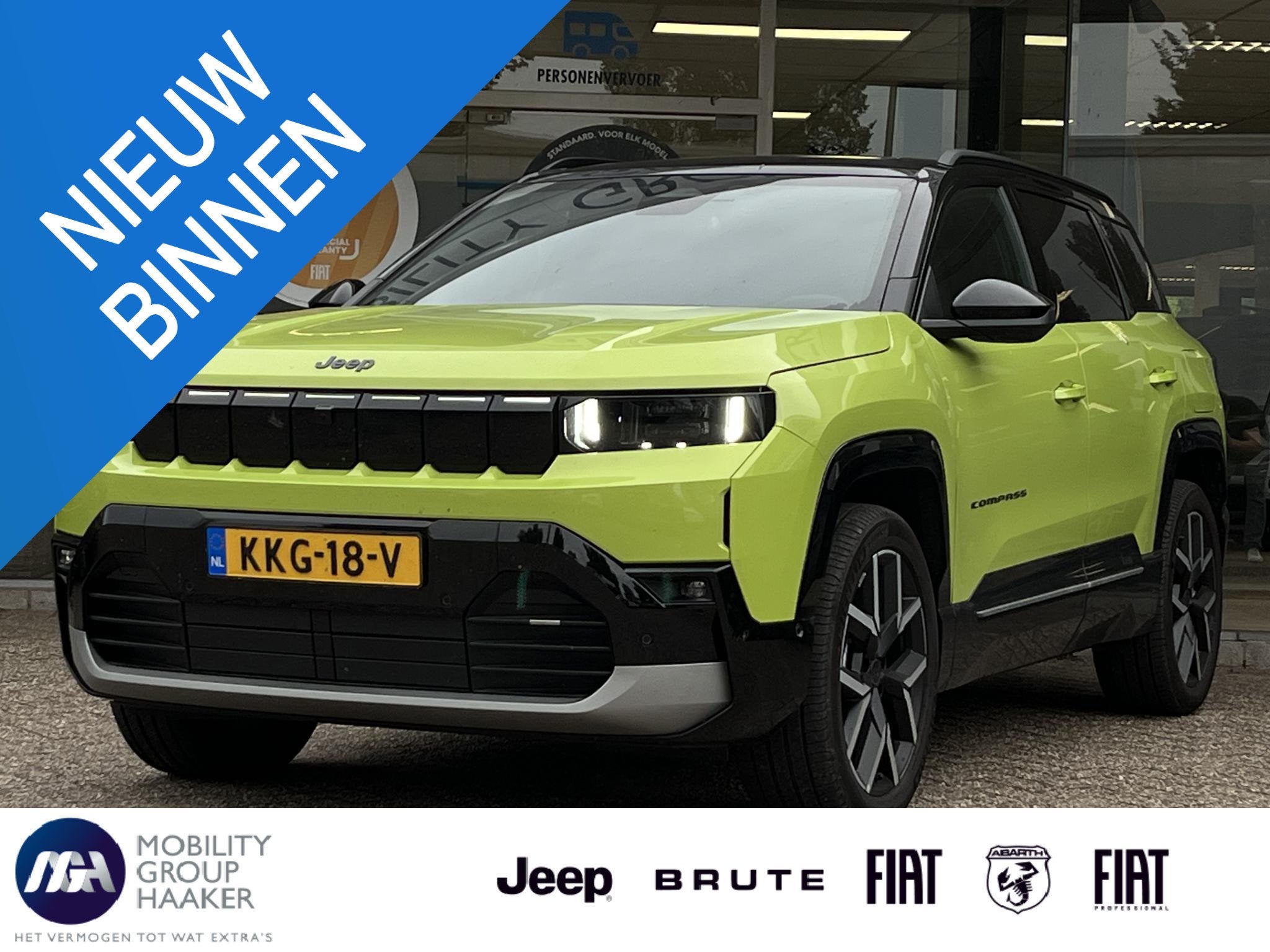 Jeep Compass First Edition 74 kWh | Adaptive cruise control, Auto's, Gebruikt, 213 pk, Automatische klimaatregeling, 31 min